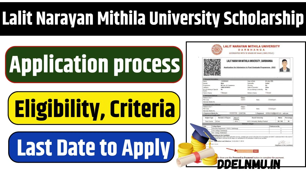 Lalit Narayan Mithila University Scholarships